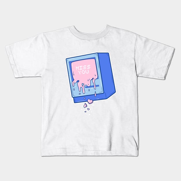 Pepto Bismol Kids T-Shirt by Mikesgarbageart